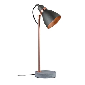 Paulmann Neordic Orm 50cm Table Lamp Grey Copper Concrete Base Adjustable Arm - Picture 1 of 10