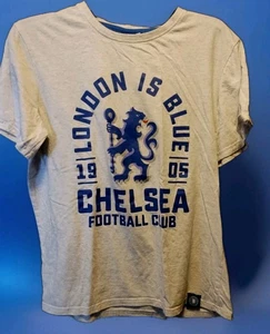 Offizielles Chelsea FC London Is blau grau Fußball T-Shirt Medium - Bild 1 von 5