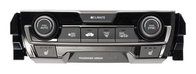 2017-2018 Honda Civic Temperature Climate Control Panel Module 79600-TGG-A610-M1 - Image 1 of 4