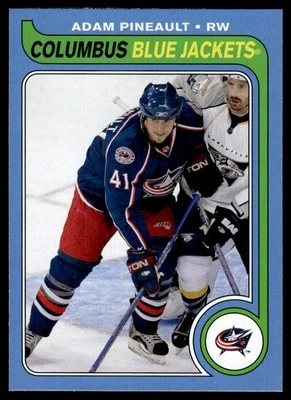 2008-09 O-Pee-Chee 1979-80 Retro Adam Pineault Rookie Columbus Blue Jackets #543 - Image 1 of 2