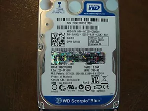 Western Digital WD1200BEVT-75ZCT2 DCM:HBCVJHNB 2.5" 120gb Sata Hard Drive - Picture 1 of 1
