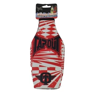 Tapout Beer Coozie Drink Holder Koozie Tapout Drink Cooler Zip NWT Man Cave Red - Picture 1 of 10