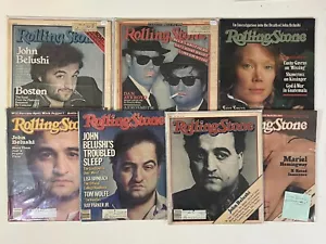John Belushi su 5 copertine Mag Rolling Stone + 2 = Ultimate Collection 1978-1984 - Foto 1 di 21