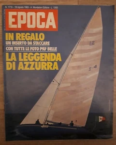 EPOCA n. 1715 anno 1983 La Leggenda di Azzurra Massimo Ranieri Isole Italiane  - Picture 1 of 2