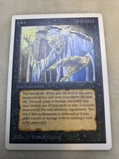Lich x1 mtg Unlimited Nm Unplayed Magic Huge Collection Sell Off Vintage