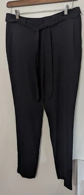 NUEVO CON ETIQUETAS Karl Lagerfeld Paris para Pantalón Largo Alto Sally Cónico 36" Entrepierna Talla 12 Foto 1 de 4