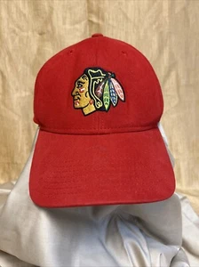 Jóvenes/Niños Chicago Blackhawks NHL Hockey Ajustable Gorra OTS Off. Lic. - Imagen 1 de 10
