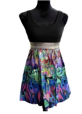 TWENTY ONE Size Small Tropical Tank Top Mini Dress - Image 1 of 4