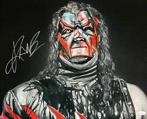 Kane Signed 16x20 WWE Wrestling Photo JSA ITP