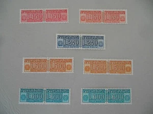 LOTTO 7 FRANCOBOLLI ITALIA PACCO in CONCESSIONE 150,240,500,600 Lire - Foto 1 di 3