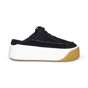 UGG EZ-DUZZIT BLACK MULE SUEDE COMFORT PLATFORM SHOES WOMEN'S SIZE US 8.5 NEW - Picture 1 of 5