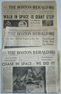 1965 Newspapers: Space Astronauts White, McDivitt -  Gemini & Wasp Flights - Picture 1 of 13