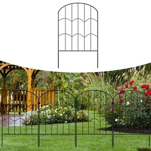Decorative Garden Fence Stairs Picket Edging Backyard Door Animal Barrier - Picture 1 of 7
