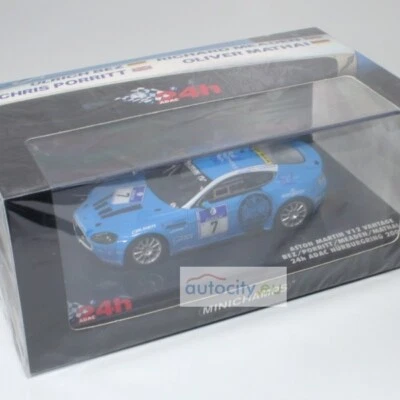 MINICHAMPS ASTON MARTIN V12 VANTAGE 24H NURBURGRING 2009 BEZ/MEADEN/PO 437091307 - Immagine 1 di 4