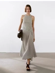 Massimo Dutti Sleeveless Long Dress for Women's Vacation Style - Picture 1 of 8