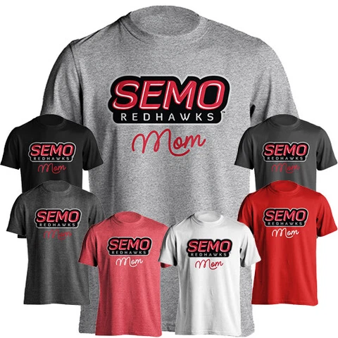 Southeast Missouri State University Redhawks Mom Tee Mother Logo T-Shirt Cover