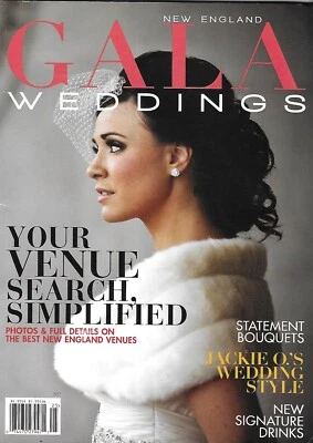 New England Gala Weddings Magazine Best Venues Statement Bouquets Drinks 2012 . - Image 1 of 4