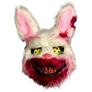 Bloody Scary Rabbit Head Bunny Face Mask Horror Movie Decor Halloween Costume - Bild 1 von 12