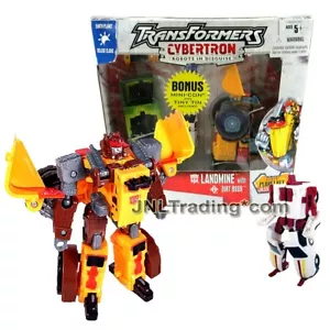 Yr 2005 Transformer Cybertron Deluxe 6" Figure LANDMINE with Mini-Con DIRT BOSS - Picture 1 of 2