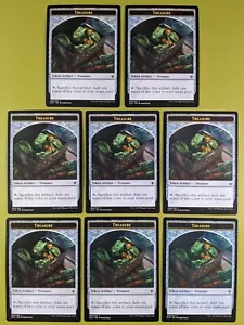 8 Treasure Token #009 Ixalan Magic the Gathering MTG 8 - Picture 1 of 1