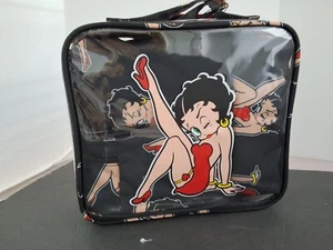 Betty Boop Clear Cosmetic Travel Makeup Bag Set Of 4 Full Zip NWT Back Classic - Picture 1 of 5
