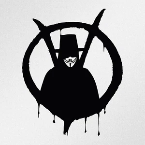 Anonymous V For Vendetta Car Laptop Motorbike Vinyl Decal Sticker (ia) - Picture 1 of 9