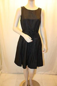 NEU BCBGMAXAZRIA SCHWARZ DELPHINE ÄRMELLOSES KLEID BLW6Q518/M406A GRÖSSE 0 - Bild 1 von 8