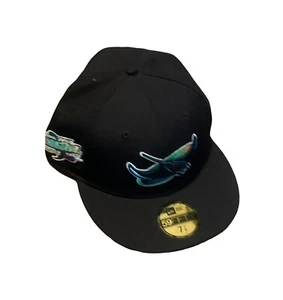 7 5/8 Myfitted Grow In The Dark Devil Rays Temporada Inaugural 1998�� - Imagen 1 de 4
