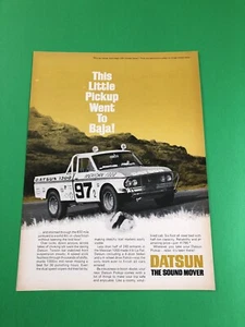 1970 1971 1972 DATSUN 1300 PICKUP ORIGINAL PRINT AD ADVERTISEMENT PRINTED - Bild 1 von 1