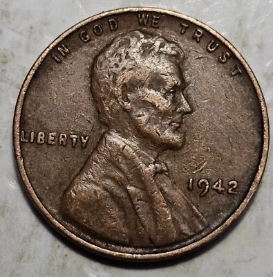 1942 P Lincoln Wheat Cent Penny DDO FS-101 Variety Doubled Die Obverse BR Error - Image 1 of 4