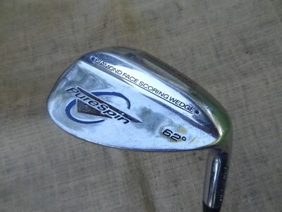 PureSpin Diamond Face Tungsten Sole 62° Lob Wedge ⛳ Steel - Image 1 of 4