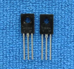 5pairs or 10pcs KSA1220A/KSC2690A 2SA1220A/2SC2690A A1220A/C2690A TO-126 - Picture 1 of 1