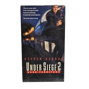 Under Siege 2 Dark Territory VHS Tape Sealed 1995 Steven Seagal Martial Arts - Picture 1 of 6