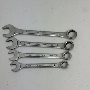 Vintage Fuller 4 pc. SAE Combination Wrench Set 3/8" Thru 9/16" Japan - Picture 1 of 2