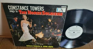 CONSTANCE TOWERS sings to The Horse Soldiers 59 1st PRESS JAZZ LP NM White PROMO - Picture 1 of 2