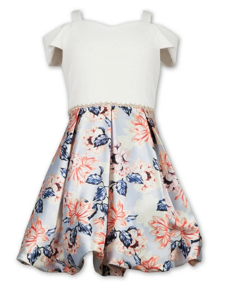 Speechless большая девочка холодные плечи ослепительный талии причудливый пузырь платье-размер-14 - Изображение 1 из 3