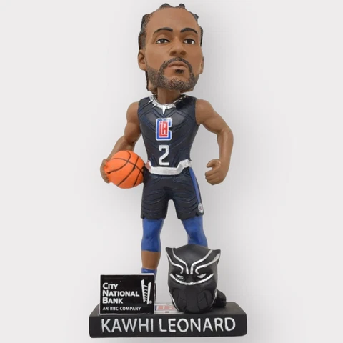 Kawhi Leonard Black Panther Bobblehead - LA Clippers Marvel Giveaway Cover
