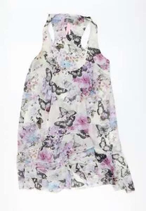 Lipsy Womens Floral Polyester Blend A-Line Size 10 - - Picture 1 of 12