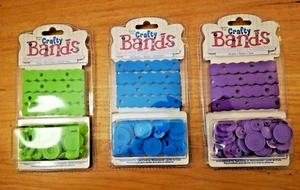 Crafty Bands Charm Bracelet Kit 3 Colors Lot Green Blue Purple Arts & Crafts NIB - Picture 1 of 8