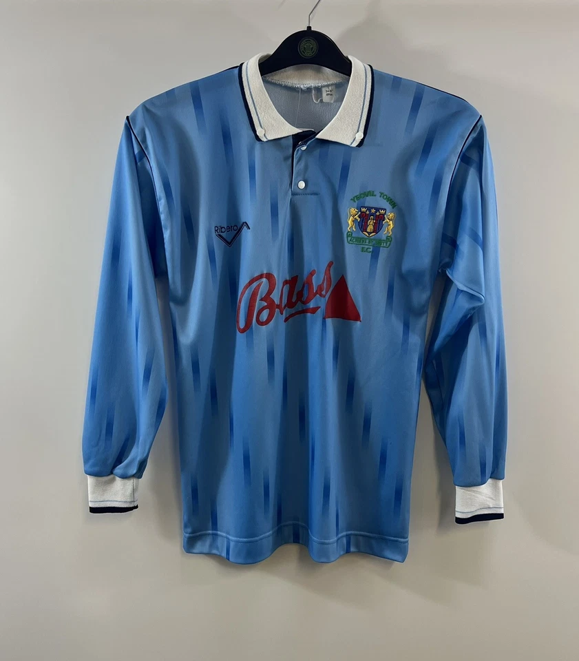 Yeovil Town L/S Away Football Shirt 1991/92 Adults Small Ribero A980 - Image 1 of 4