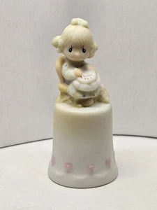 Precious Moments Porcelain Thimble Mother Sew Dear FREE US SHIPPING  - Picture 1 of 6