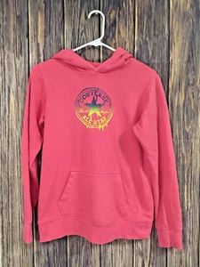 Converse Pullover Sudadera con Capucha Juvenil XL Rosa Caliente Suéter con Capucha Manga Larga Gráfico - Imagen 1 de 14