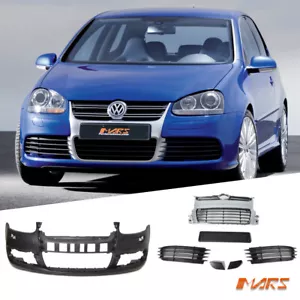 R32 Style Bumper Bar & Grill for VolksWagen VW Golf V 5 MK-5 2003-2008 Bodykit - Picture 1 of 9