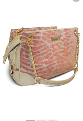 Designer Pet Carrier Brown Zebra - Image 1 of 4