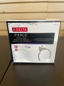Anillo de toalla Delta Pierce protector puntual níquel cepillado PRC46-BN - Imagen 1 de 1