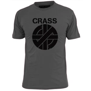 Herren Crass Logo T-Shirt Punk Ignorant Anarchie - Bild 1 von 2