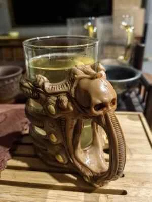 Hans Rudolf Giger Alien Cup Sleeve Saucer Model  TOY  - Image 1 of 4