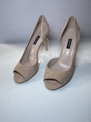 Nine West Jeff D'Orsay Pump, Light Natural Suede, Womens 10 M - Image 1 of 4
