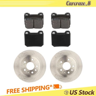 Rear Brake Pads and Rotors Kit for Saturn LW2 3.0L 2000, for Saturn LS 2.2L 2000 - Image 1 of 4