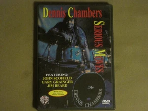 DENNIS CHAMBERS SERIOUS MOVES DVD ALFRED JAZZ DRUM INSTRUCTION JOHN SCOFIELD NM - Picture 1 of 3